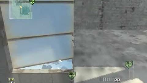 mw3 - throwing knife across map 1