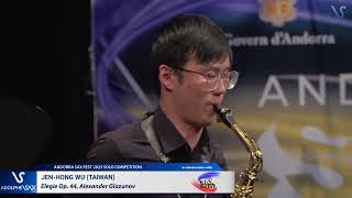 ANDORRA SAX FEST 2023: Jen-Hong Wu (Taiwan) plays Elegie Op. 44, Alexander Glazunov