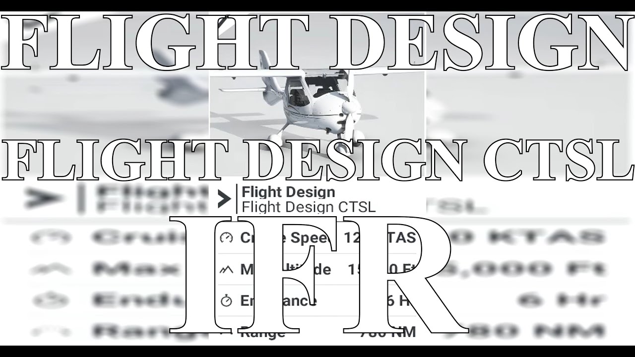 PC GAME PLAY MICROSOFT FLIGHT SIMULATOR - FLIGHT DESIGN - FLIGHT DESIGN CTSL - IFR (4K)