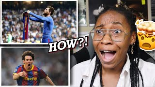 AMERICAN REACTS TO LIONEL MESSI FOR THE FIRST TIME! 🤯