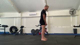 Wide Stance Single DB Romanian Deadlift demonstration