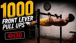 I Did 1000 Front Lever Pull Ups