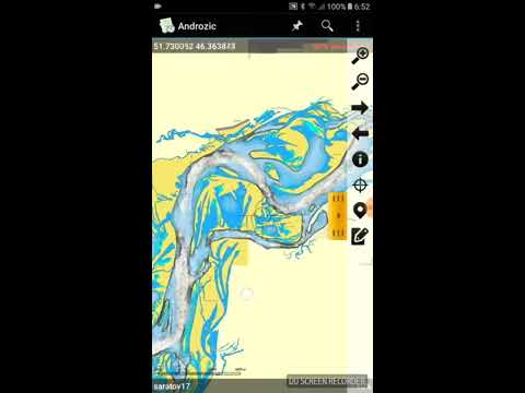 Androzic навигатор, бесплатные карты для рыбалки