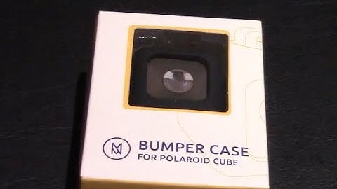 Unboxing and Review of the Minisuit Bumper Case Necklace Lanyard for Polaroid Cube