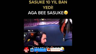 Sasuke 10 yıl ban yedi gözyaşlarını tutamadı😓 #shorts #pubgmobile #sasuke  #keşfet #barışg