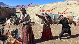 Wheelchair-bound mother witnesses tension; will the second bride leave?