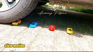 Crushing Soft Things By Car Wslow Motion-Experimental Part 4