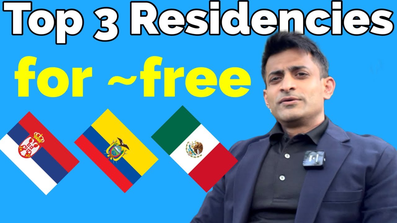 Top 3 Residency Permits for free - anyone can get - YouTube