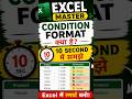 ⚡😱😱🫵TABLE MAI Condition ka excel ka best part use for office#exceltips