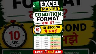 Excel Trick: Data ko color code kaise karein? (Hindi) #exceltips