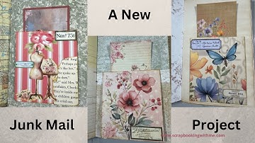 NEW JUNK MAIL PROJECT ~ AND HOW TO USE THEM IN OUR JOURNAL