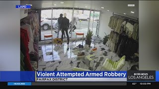 Man arrested in attempted robbery, shooting in Melrose District; Two suspects still on the run