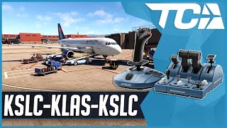 MSFS LIVE | Fenix A320 B2 *UPDATE* | Frame Gen Mod | Real World Delta OPS | Thrustmaster TCA Airbus