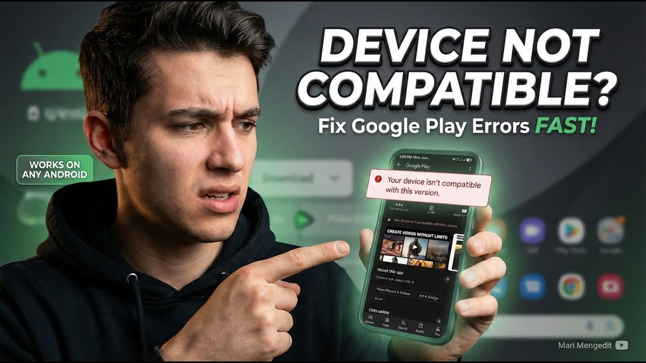How to Fix “Your Device Isn’t Compatible with This Version” on Google Play Store
