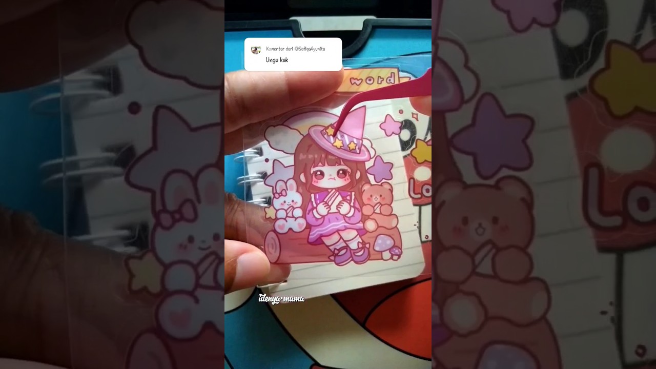 Jurnal Stiker Mini Purple 🗒️💜 Stiker Nini 