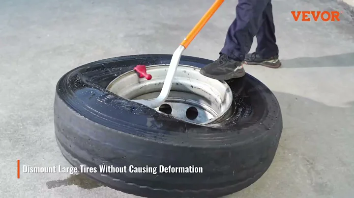 VEVOR Truck Tire Changer: Easy 22.5-24.5 in Tire Mount Demount for Heavy Vehicles!