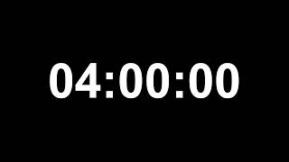 4 Hour Countdown Timer | 240 Minute Digital Timer |@DigitalCountdownTimer
