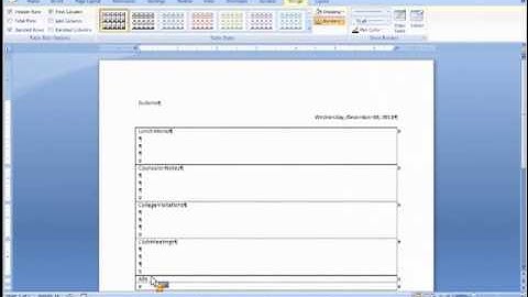 Removing Borders from Tables