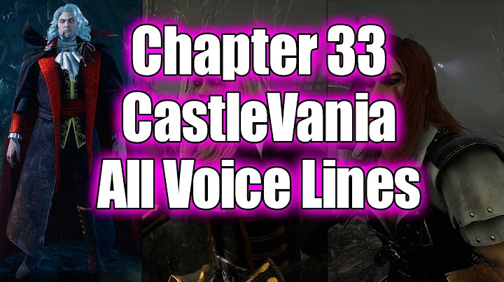 Dead By Daylight Chapter 33 CastleVania All Voice Lines