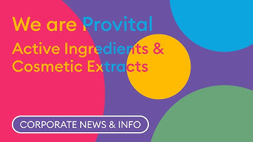 WE ARE PROVITAL 🌿 Active Ingredients & Cosmetic Extracts