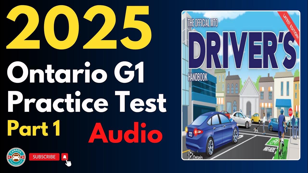 Ontario G1 Practice Test 2024 Part 1 Audio Canadian Driver