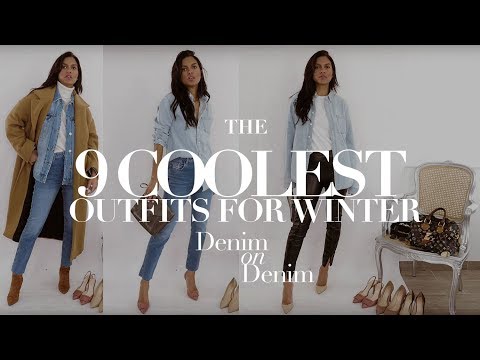 The 9 Coolest Denim Outfits 2021Trends  | MARIA TERESA LOPEZ