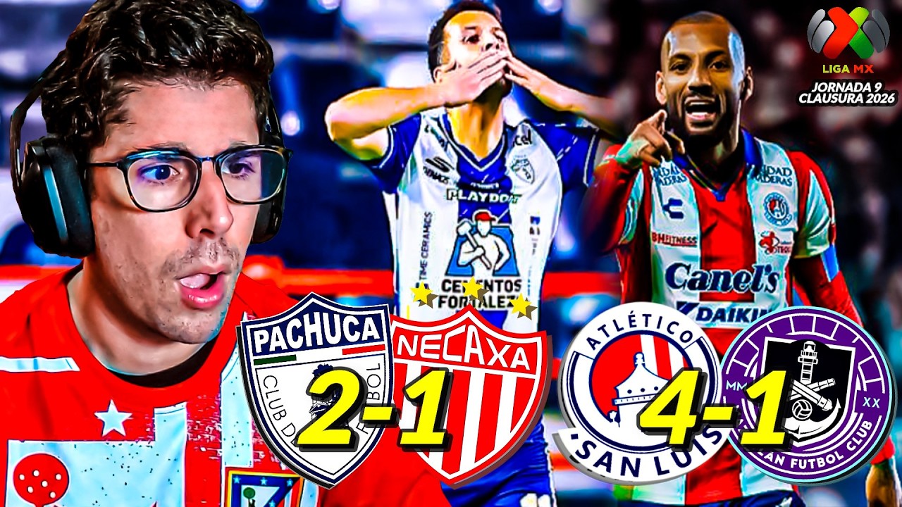 🥵 ¡Joao Pedro! Gran Victoria Tuza 💪 San Luis 4-1 Mazatlan · Pachuca 2-1 Necaxa | J8 CL2026