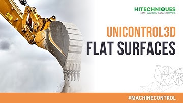 How to create flat surfaces in Unicontrol3D #machinecontrol software