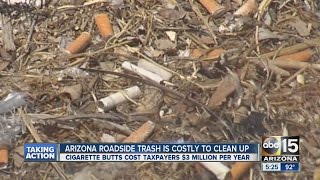 Arizona roadside trash is costly to clean up