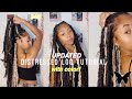 UPDATED DISTRESSED CROTCHET SOFT LOCS TUTORIAL | asha jai