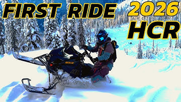 2026 Arctic Cat HCR 858 FIRST RIDE of the Season!! | Polaris RMK Breaks Down