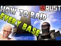 HOW TO RAID EVERY BASE! - RUST FUNNY MOMENTS