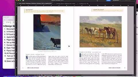 Create an InDesign Book/Catalog with Pagination, Images, & Text, & Import Using Data Merge