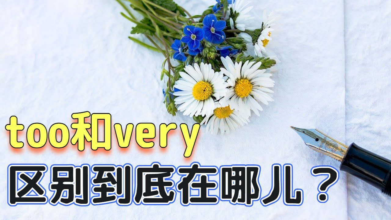 英文常用词too和very可以互换吗？|用错就麻烦甚至丢脸了！|讲解5点最容易忽视的事实和细节