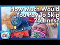 How Much Would You Pay to Skip 26 Theme Park Lines?