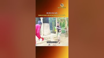 Cậu bé bị truy đuổi, trong lúc nguy cấp đã chui vào giỏ tre để trốn. #nghienreviewdongvat #short