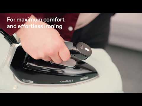 Miniatura del video del prodotto BRAUN - Ferro da stiro con caldaia CareStyle 5 IS5245BL-BLU