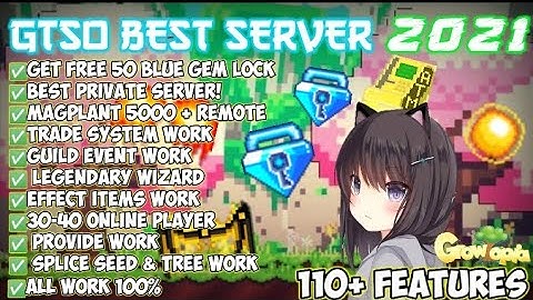 BEST GROWTOPIA PRIVATE SERVER 2021 | ✅🔥 FREE 50BGL & BEST SERVER LIKE REAL ALL WORK 100% 🔥✅ | GTSO