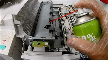 Paper Jammed in Xerox WC 5655 cleaning of sensors | corona wire