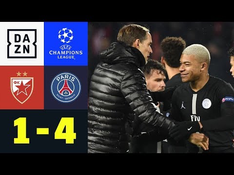 Thomas Tuchels Star-Truppe holt Gruppensieg: Roter Stern - PSG 1:4 | Champions League | Highlights