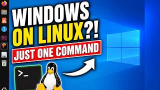 Run Windows on Linux Instantly — Just 1 Command!