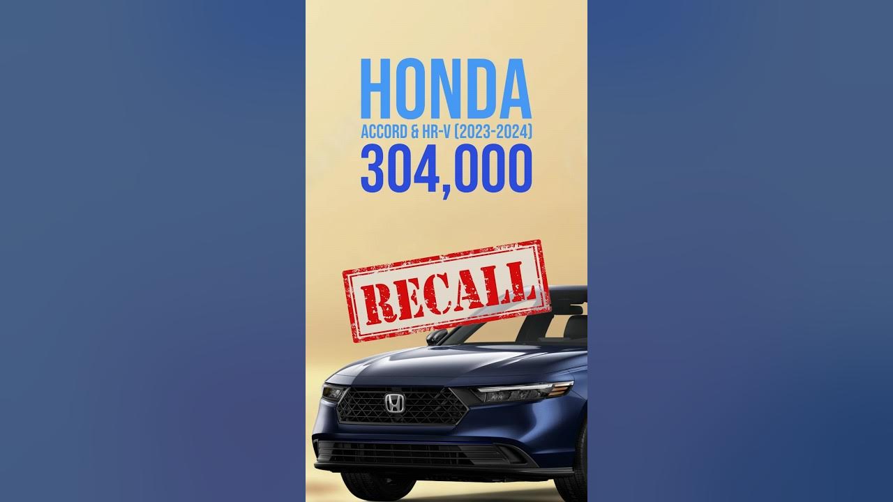 Honda recalls 2023-24 Accords, HR-Vs over faulty seat belts