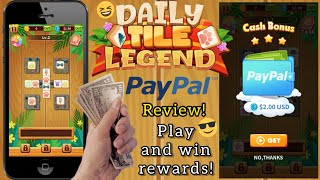 "Daily Tile Legend" app Gana paypal jugando apps Games Online Review 2020 screenshot 1