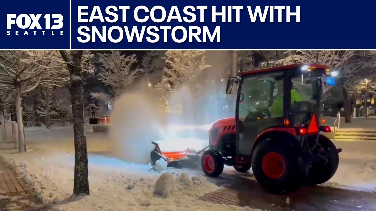 Major snowstorm, arctic blast hits East Coast | FOX 13 Seattle - YouTube
