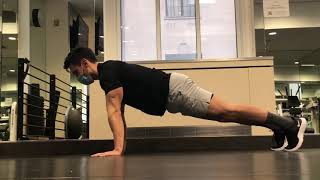 Isometric Hold Push-Ups/Chaturanga