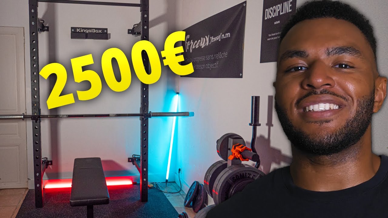 JE TRANSFORME MA CHAMBRE EN HOME GYM