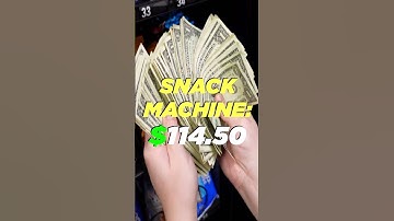 How Much Did Our Snack And Soda Vending Machines Make?!