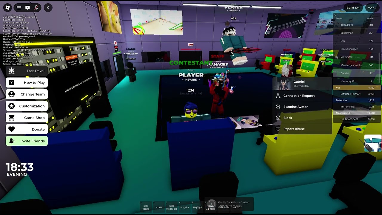 For the moderators of Roblox Squid game infinity Roleplay