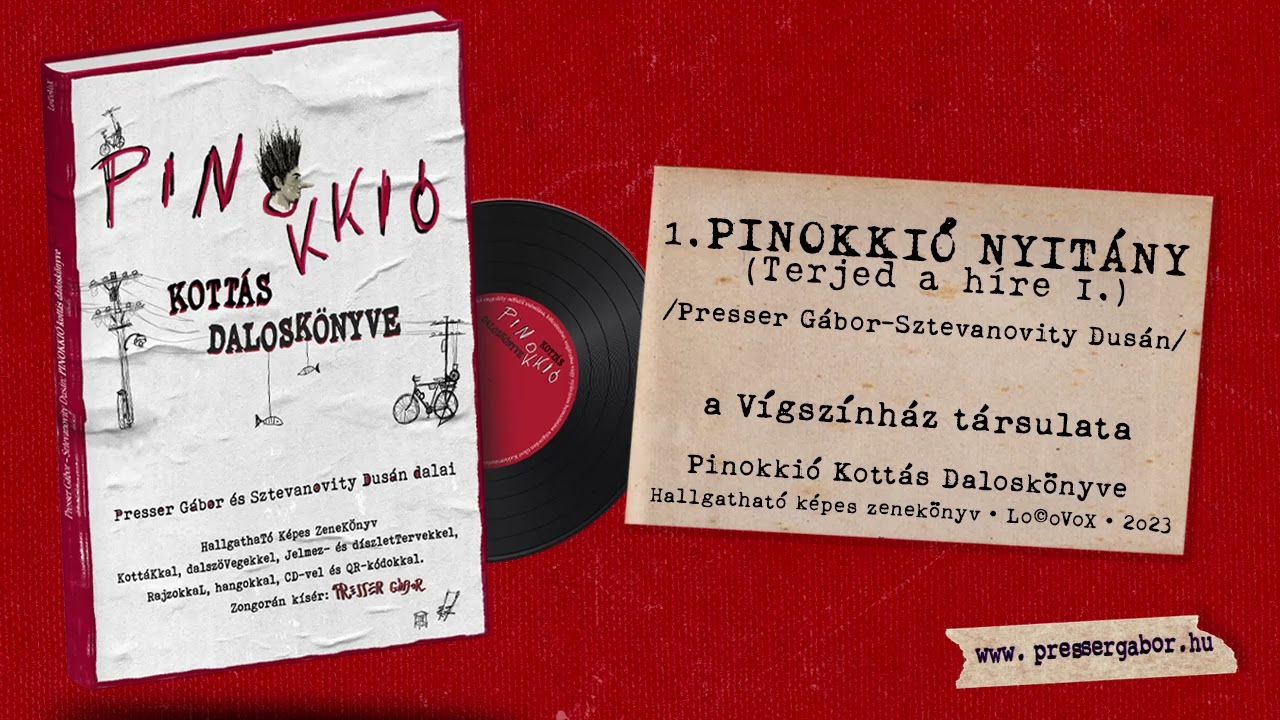 01 PINOKKIÓ-NYITÁNY (Terjed a híre I.) - Pinokkió Kottás Daloskönyve