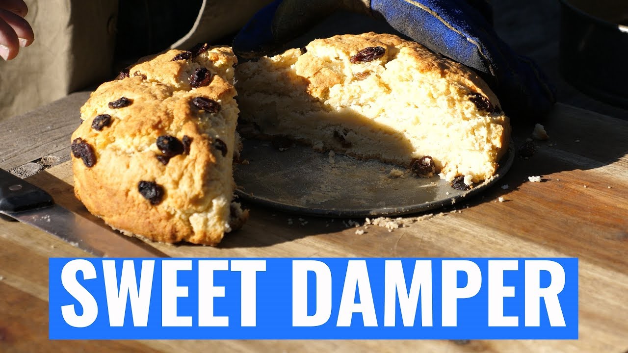 Cast Iron Camp Oven Sweet Damper YouTube